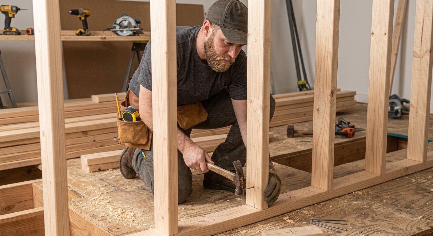 Construct and Erect Wall Frames